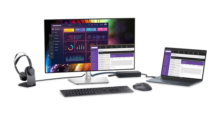 Dell U2724D 2560x1440 120Hz 5ms HDMI DP Type-C IPS Black Hub